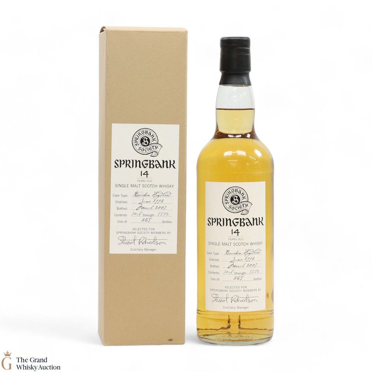 Springbank - 14 Year Old 1992 - Bourbon Hogshead - Springbank Society