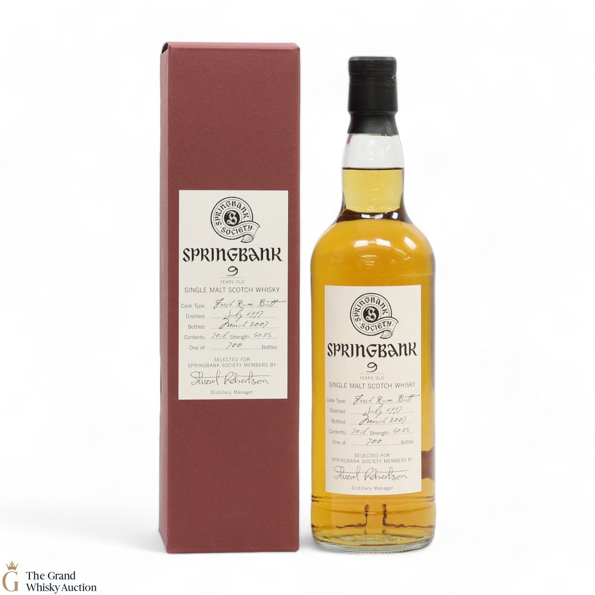 Springbank - 9 Year Old 1997 Fresh Rum Butt 60.2%