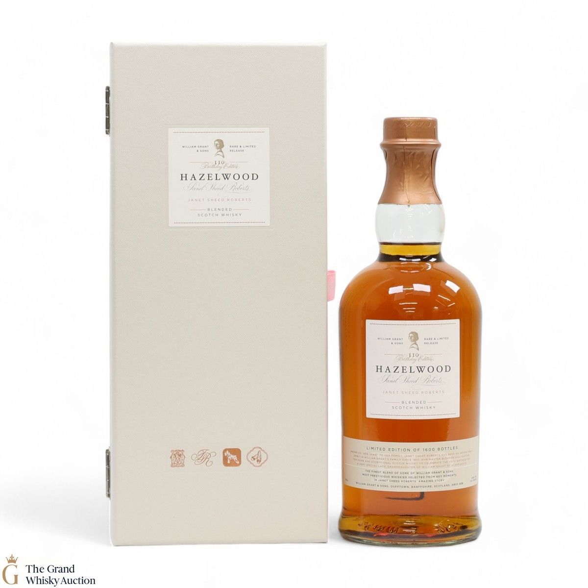 Hazelwood - Blended Whisky - 110th birthday of Janet Sheed Roberts