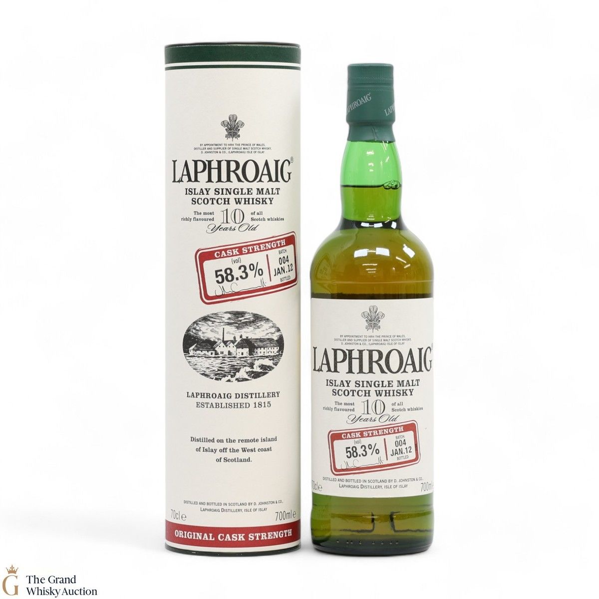 Laphroaig - 10 Year Old - Original Cask Strength Batch #004