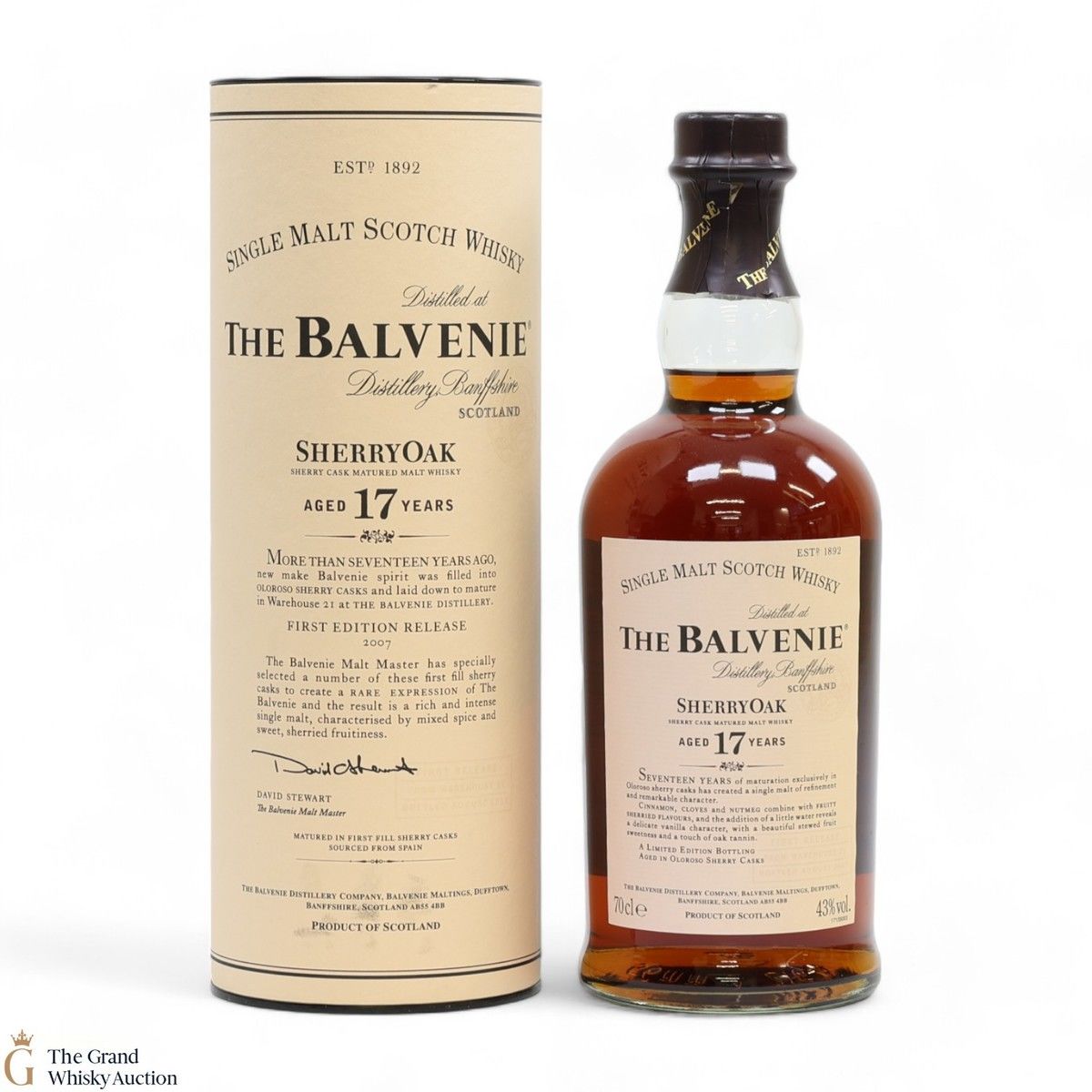 Balvenie - 17 Year Old - Sherry Oak - First Edition