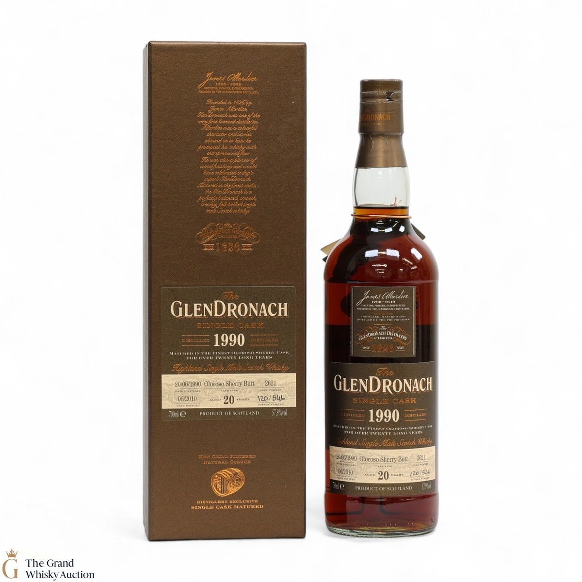 Glendronach - 20 Year Old 1990 - Single Cask #2621