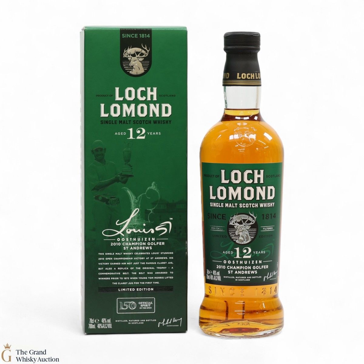 Loch Lomond - 12 Year Old - Louis Oosthuizen 2010 Champion Golfer