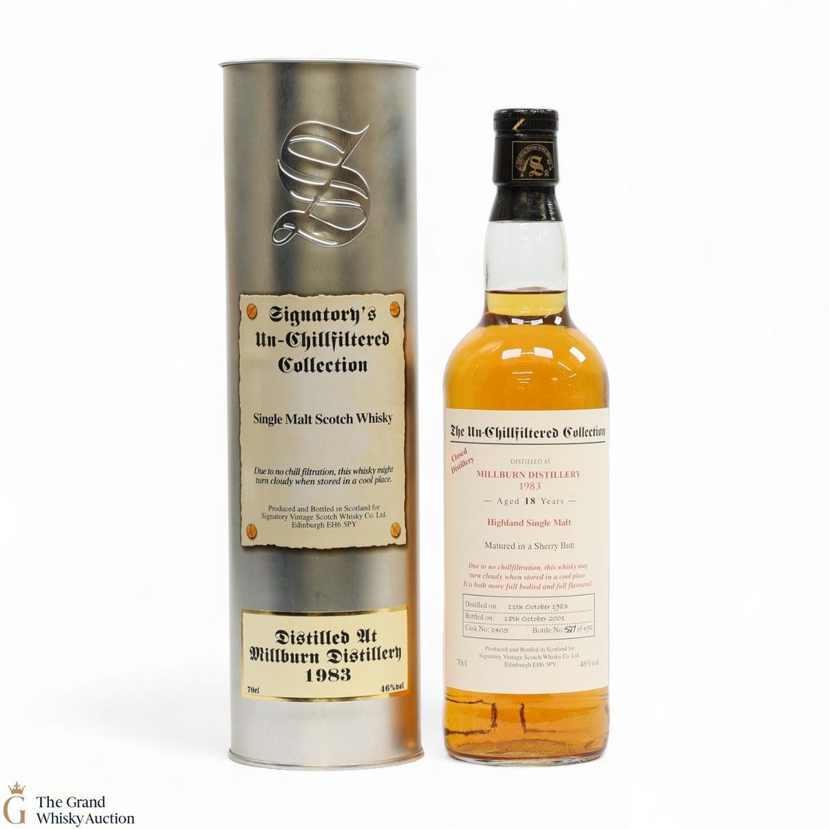 Millburn - 18 Year Old 1983 Sherry Butt - Signatory #1405