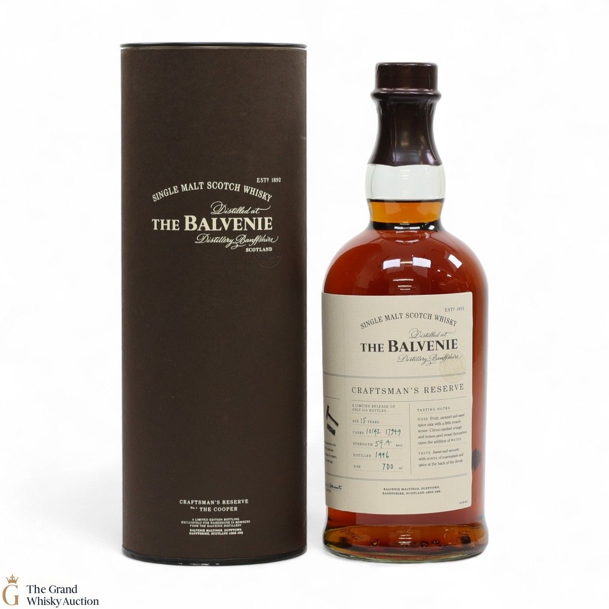 Balvenie - 15 Year Old - Craftsman's Reserve - The Cooper