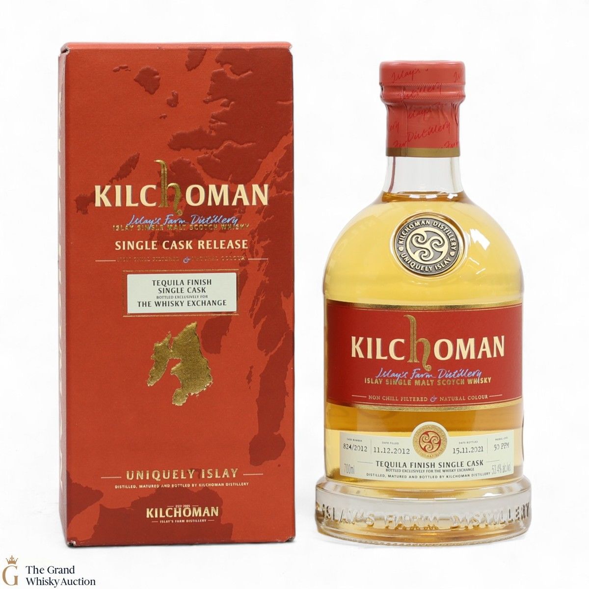 Kilchoman - 2012 - Tequila Finish - Distillery Exclusive #824/2012 - TWE