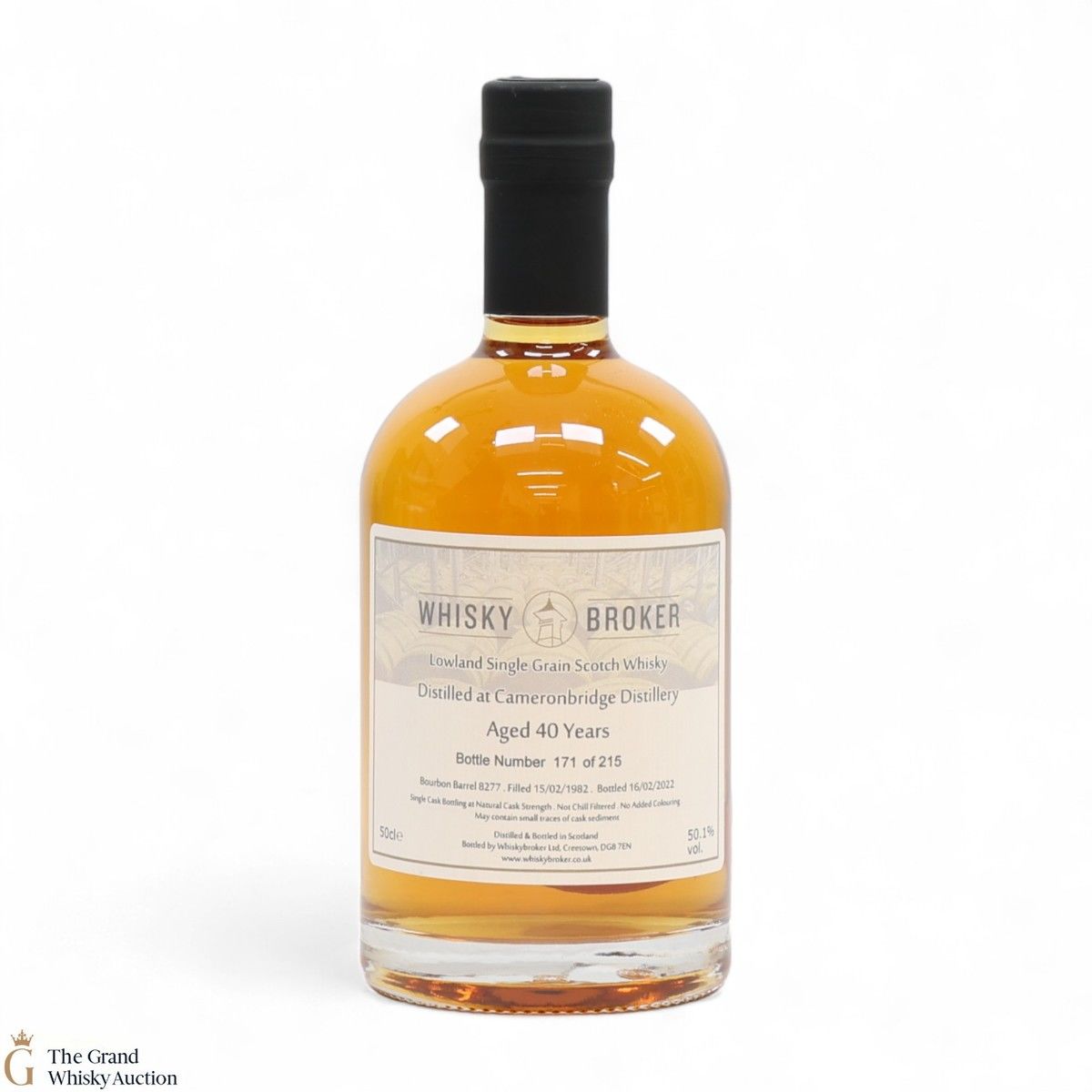Cameronbridge - 40 Year Old 1982 #8277 - Whisky Broker (50cl)