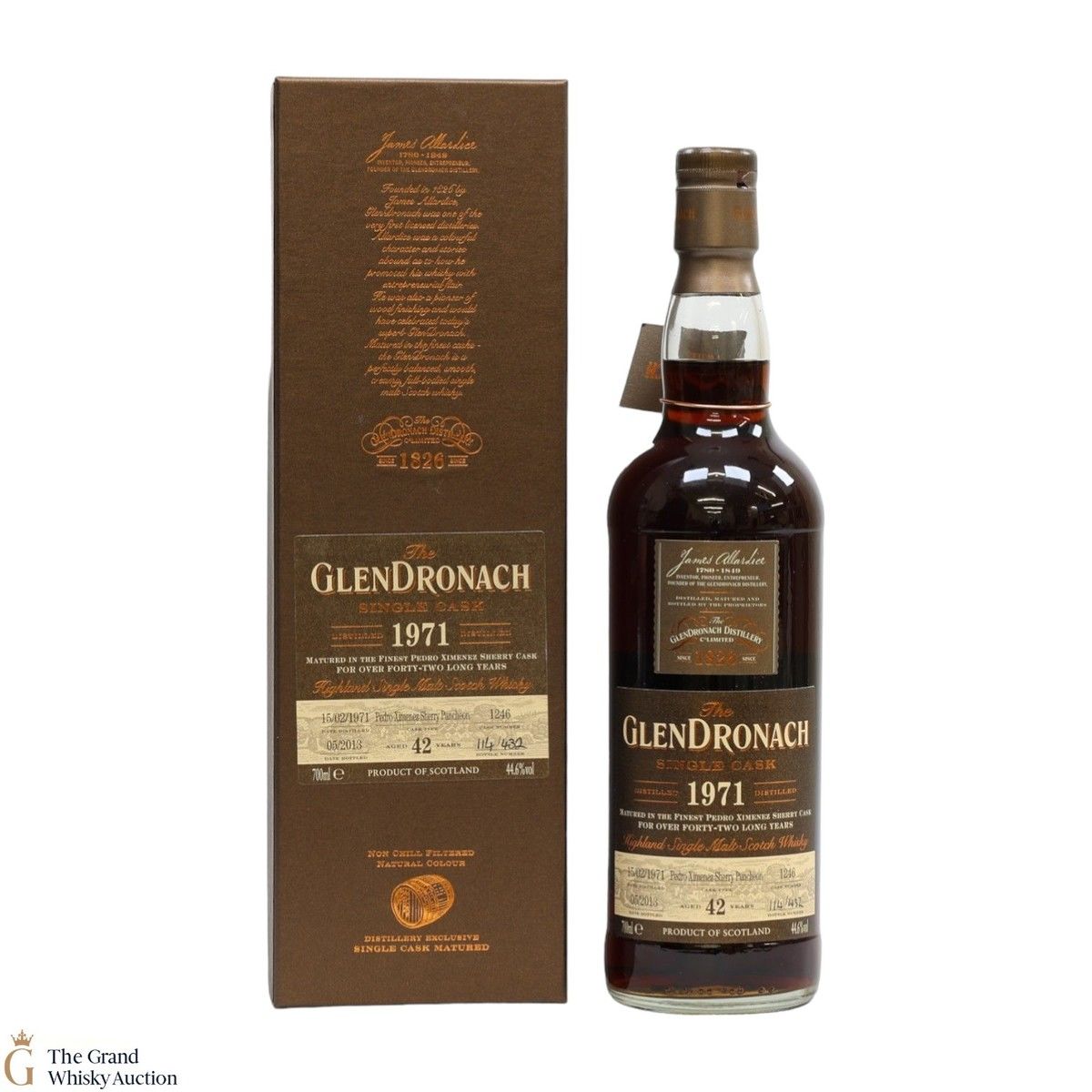 Glendronach - 42 Year Old 1971 - Single Cask #1246