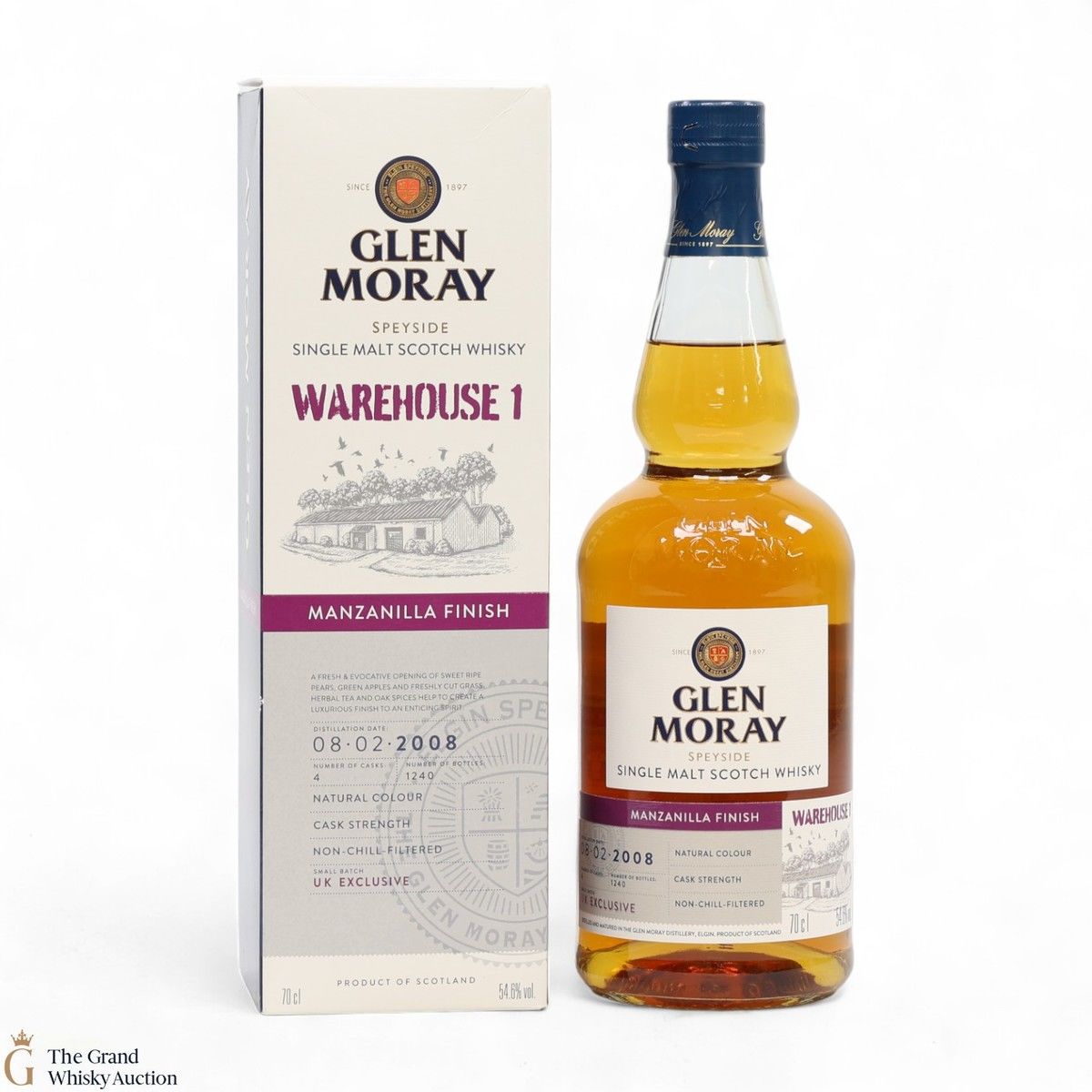 Glen Moray - UK Exclusive 2008 - Manzanilla Finish