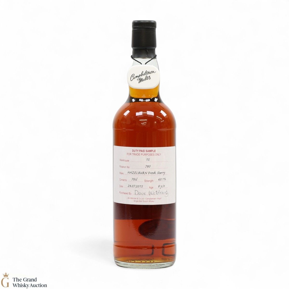 Hazelburn - 8 Year Old 2015 Fresh Sherry - Duty Paid Sample 60.1%