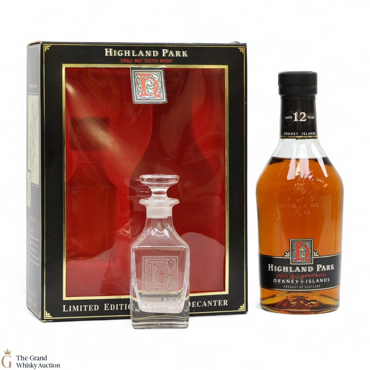 Highland Park - 12 Year Old (1990s) Decanter Gift Set
