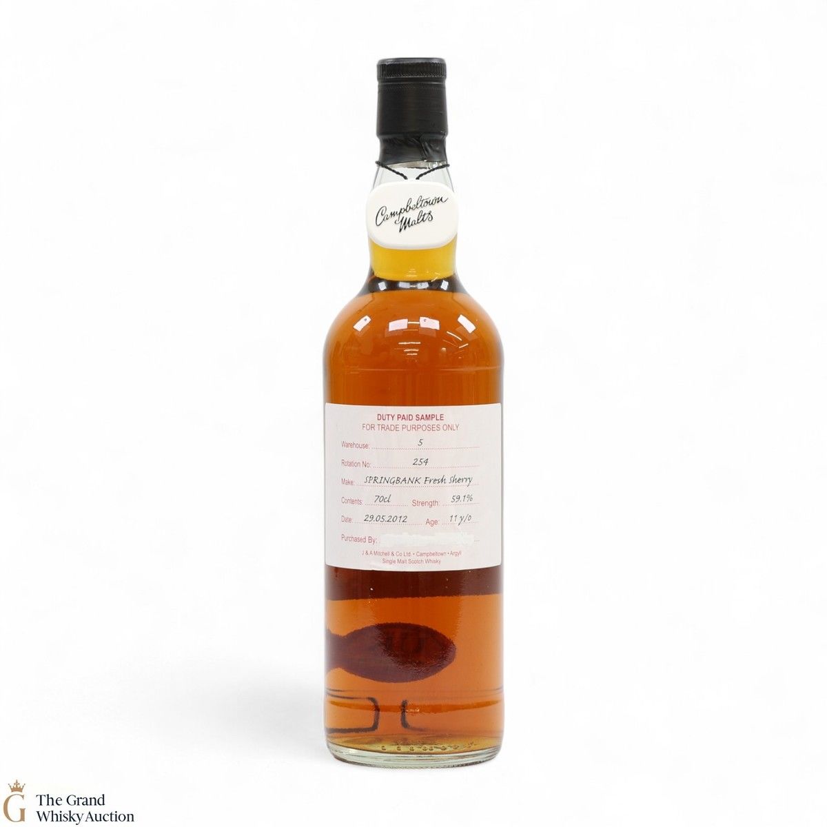 Springbank - 11 Year Old 2012 Fresh Sherry - Duty Paid Sample 59.1%