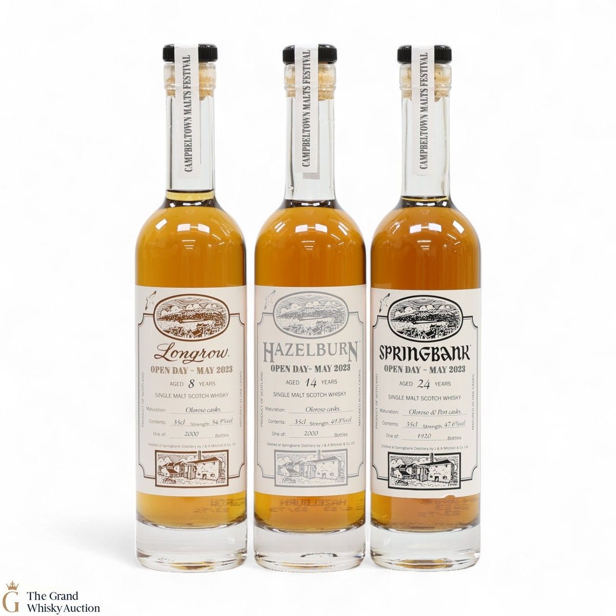Campbeltown Malts Festival Open Day 2023 (3 x 35cl)