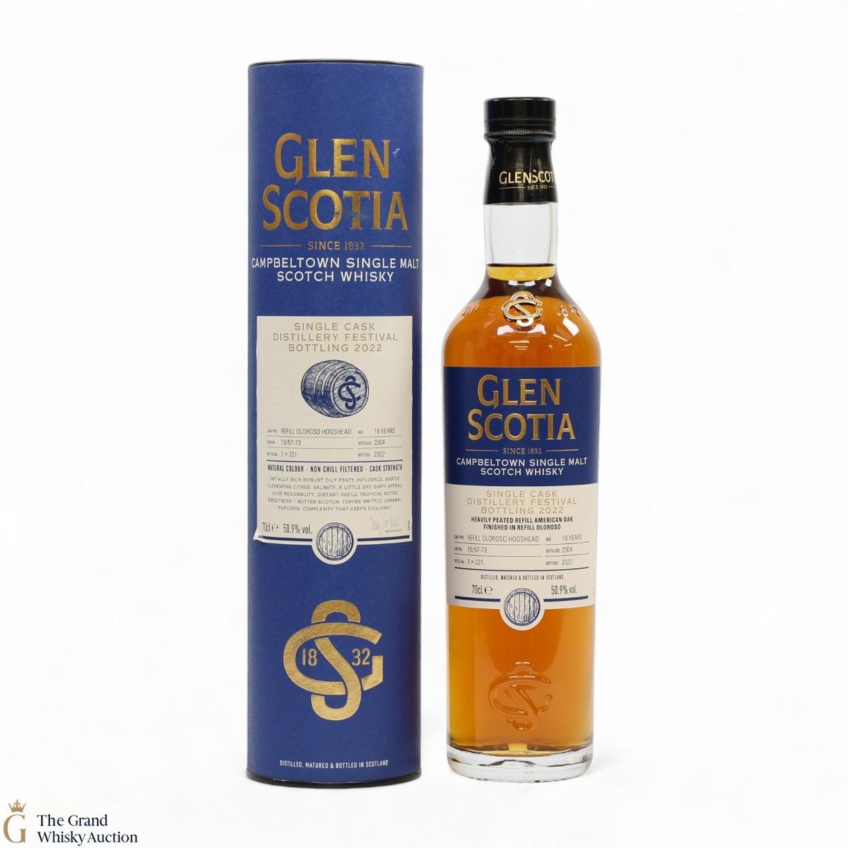 Glen Scotia - 18 Year Old 2004 Heavily Peated Refill Oloroso #19/57-73 Distillery Only Festival 2022