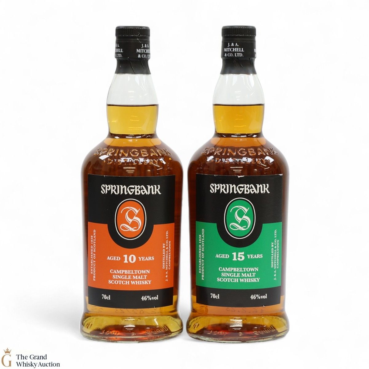Springbank - 10 & 15 Year Old (2 x 70cl)