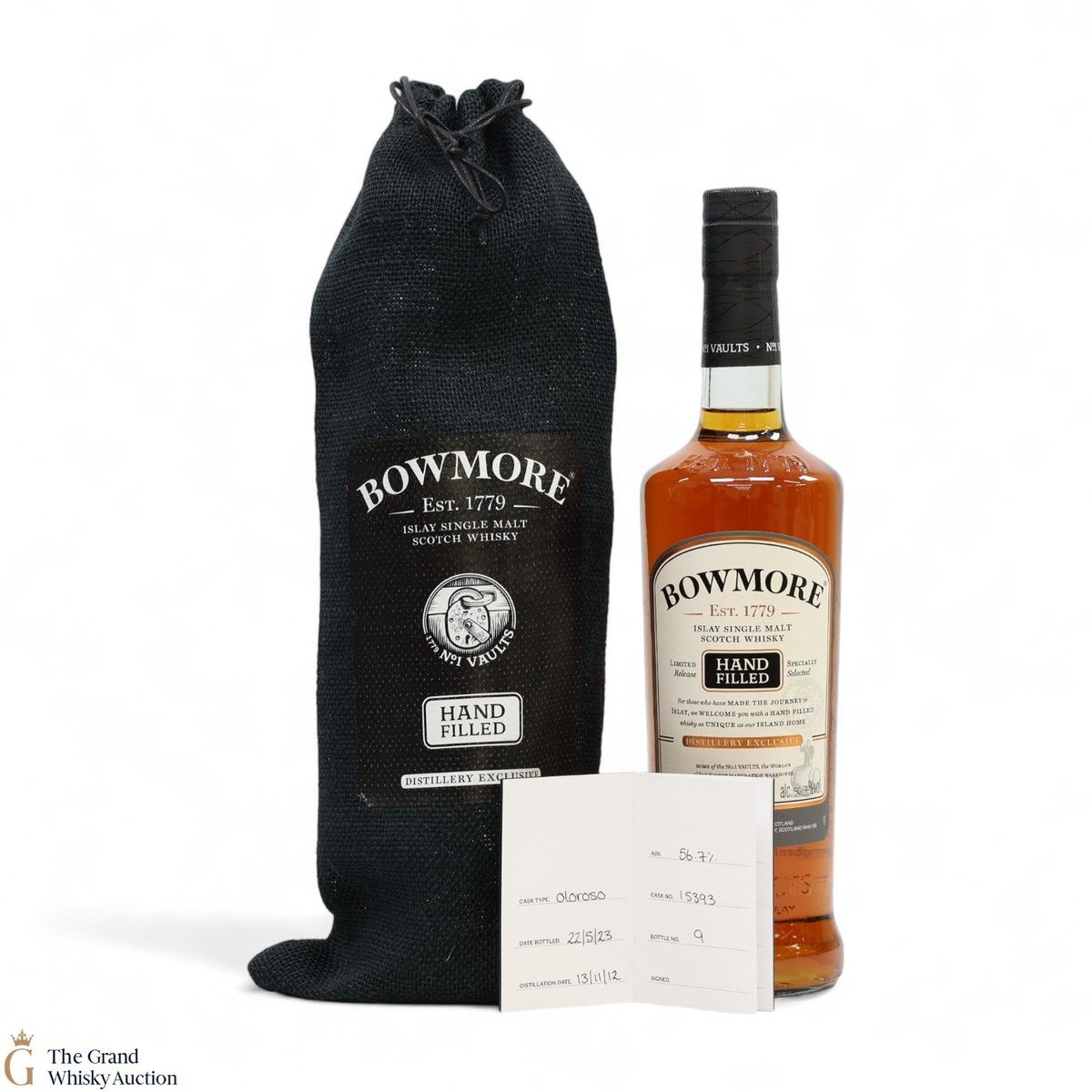 Bowmore - 10 Year Old - 2012 Hand Filled - Cask #15393