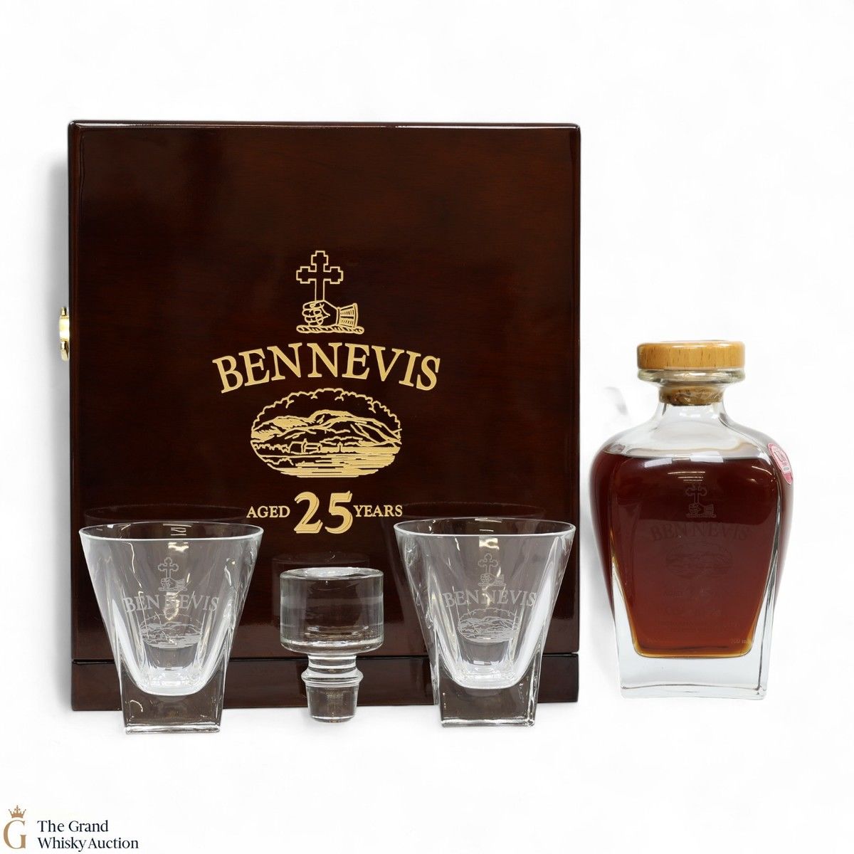 Ben Nevis - 25 Year Old 1984 - Sherry Cask Decanter & Glasses