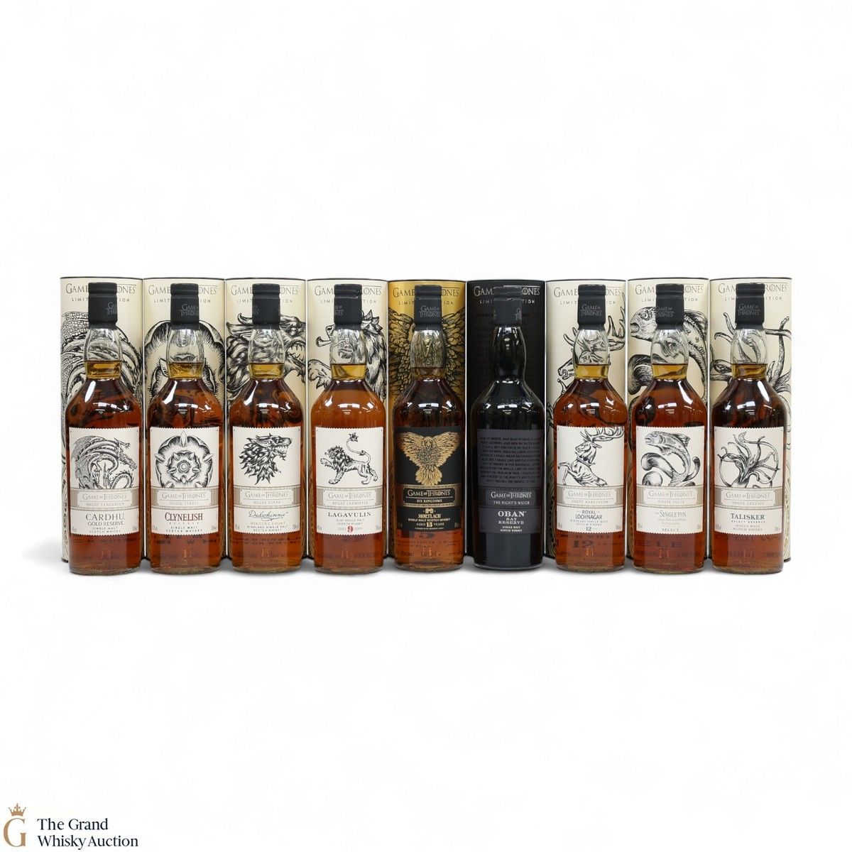 Game of Thrones - Limited Editions - 9 x 70cl (with Mortlach)
