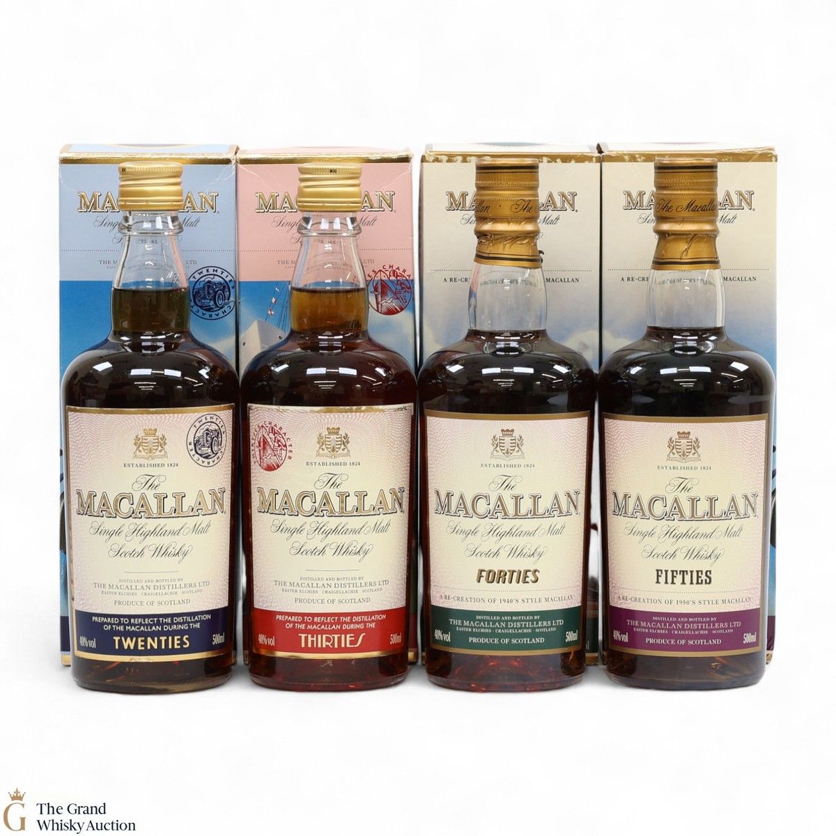 Macallan - Travel Decades Series (4 x 50cl)