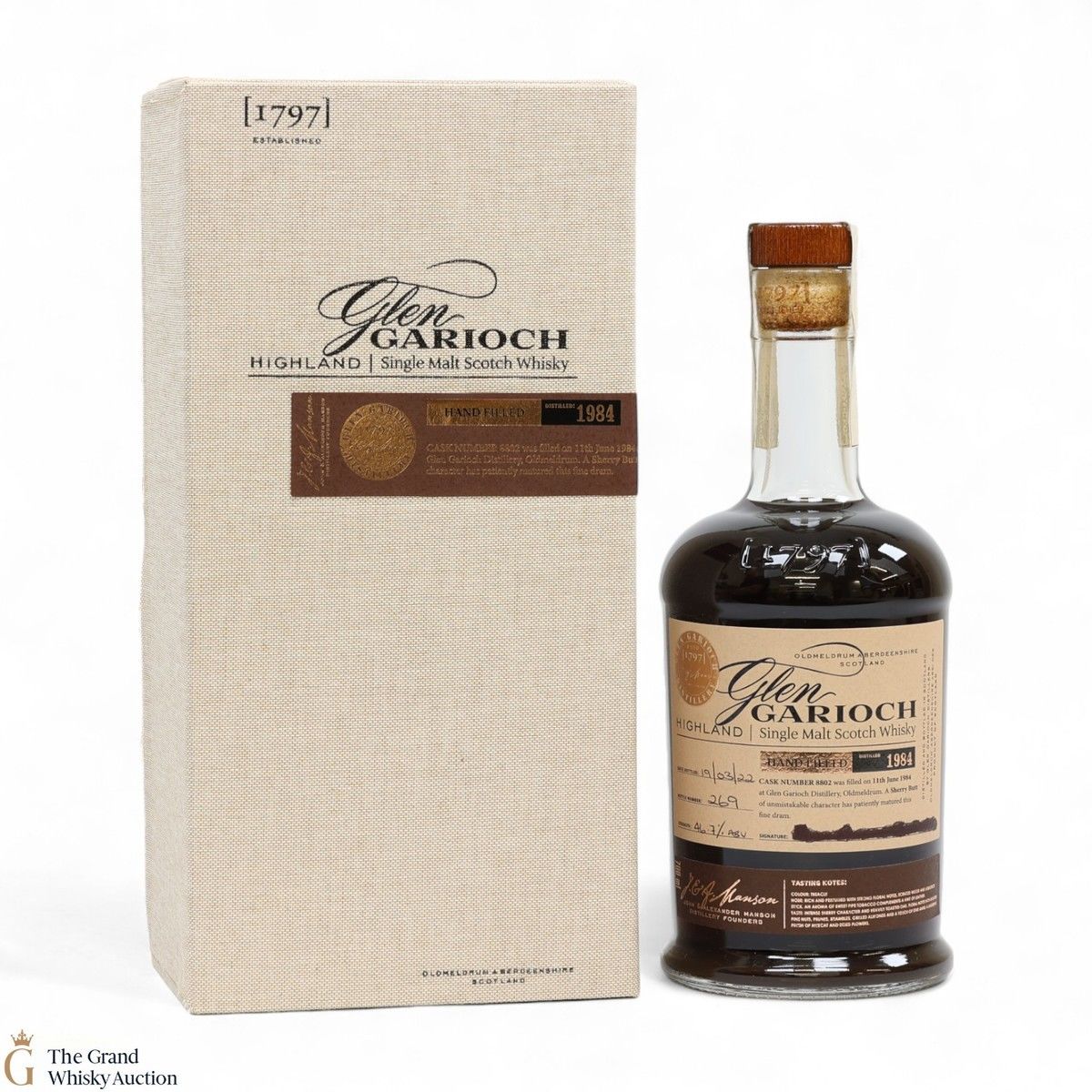 Glen Garioch - 1984 Hand Filled Sherry Butt #8802