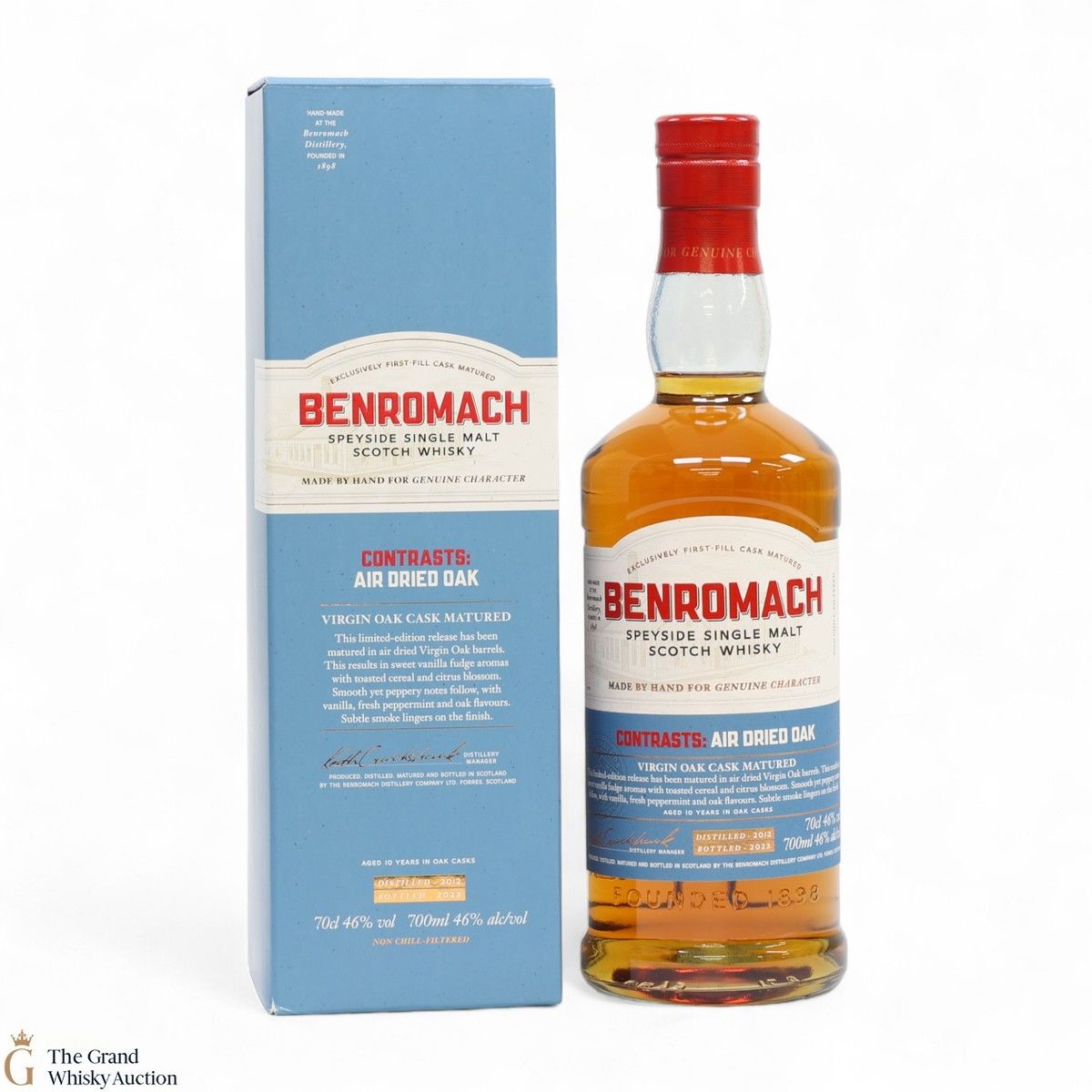 Benromach  - 10 Year Old - Contrasts: Air Dried Oak (2012-2023)