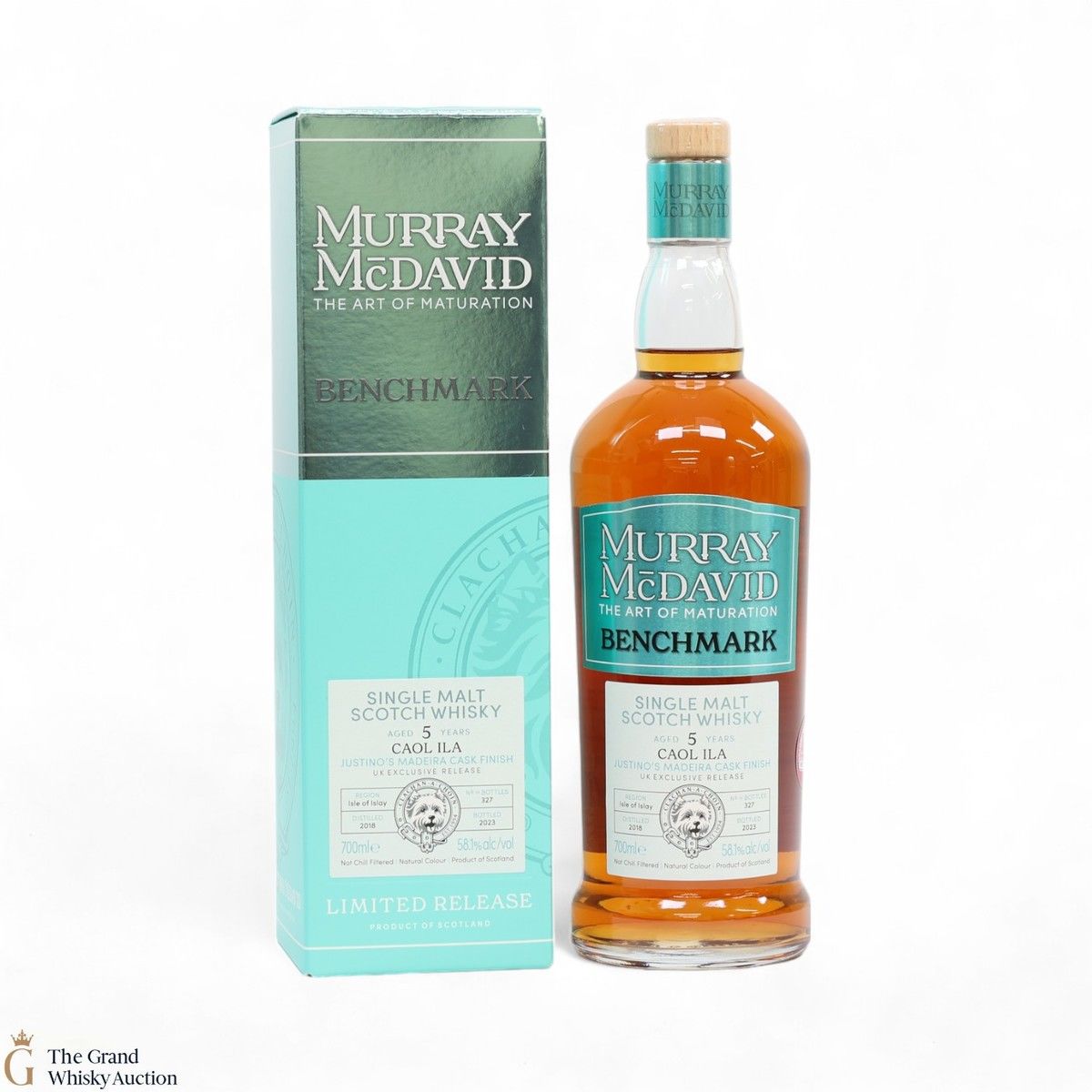 Caol Ila - 5 Year Old 2018 - Justino's Madeira Cask Finish - Benchmark 2023 Murray McDavid - UK Exclusive