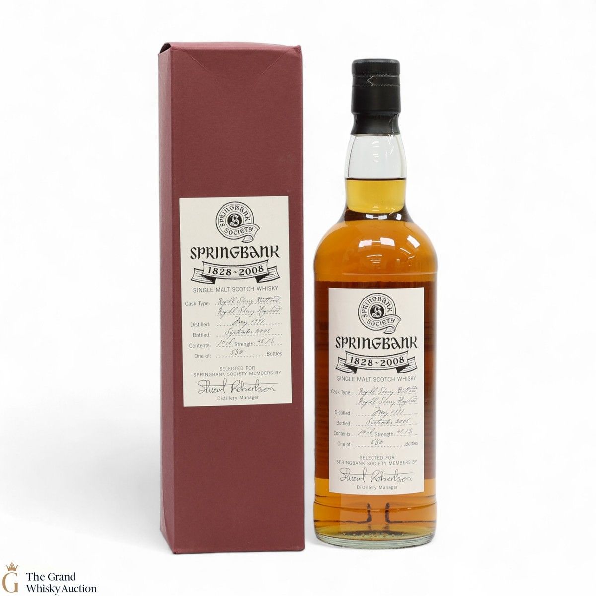 Springbank - 1997 - 180th Anniversary - Springbank Society