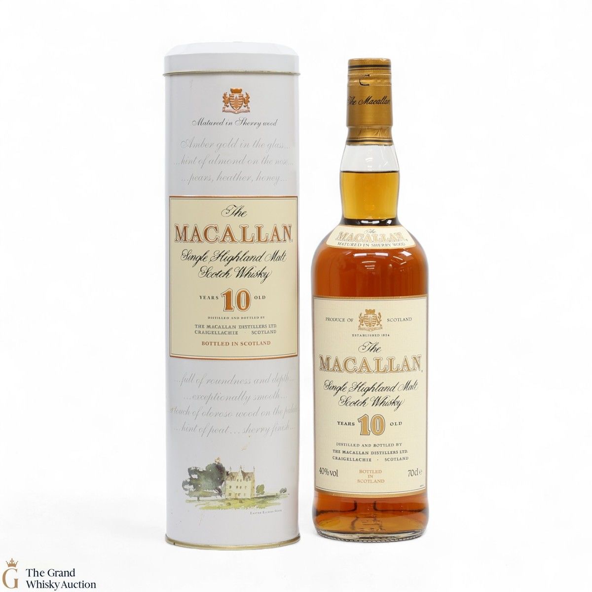 Macallan - 10 Year Old - Tin (1990's)