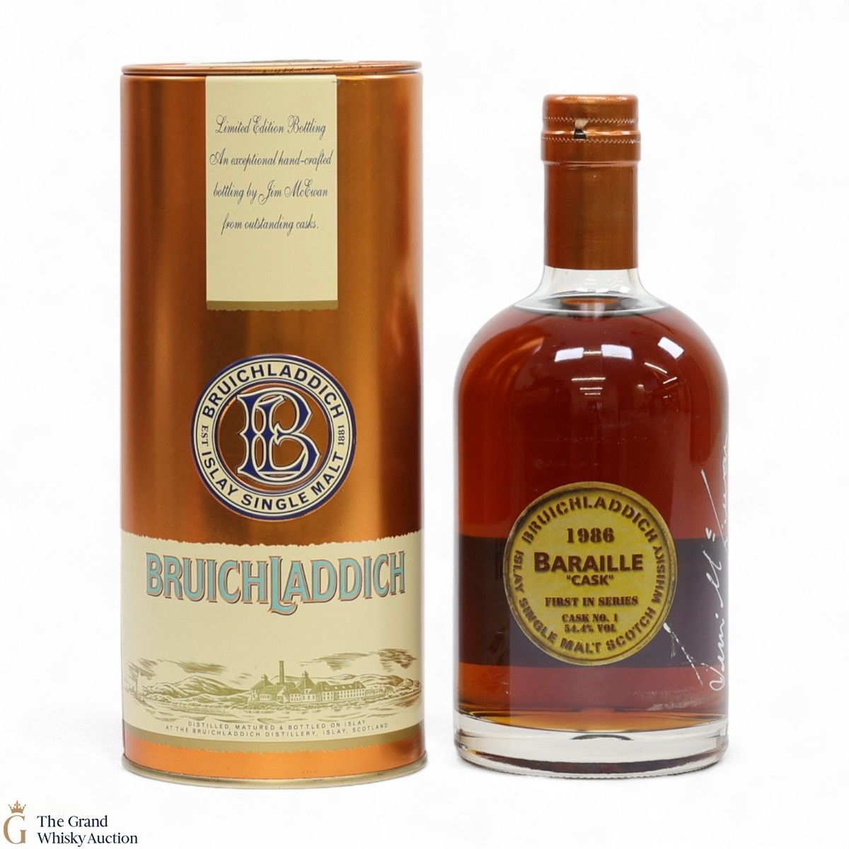 Bruichladdich - 1986 Baraille 50cl (SIGNED)