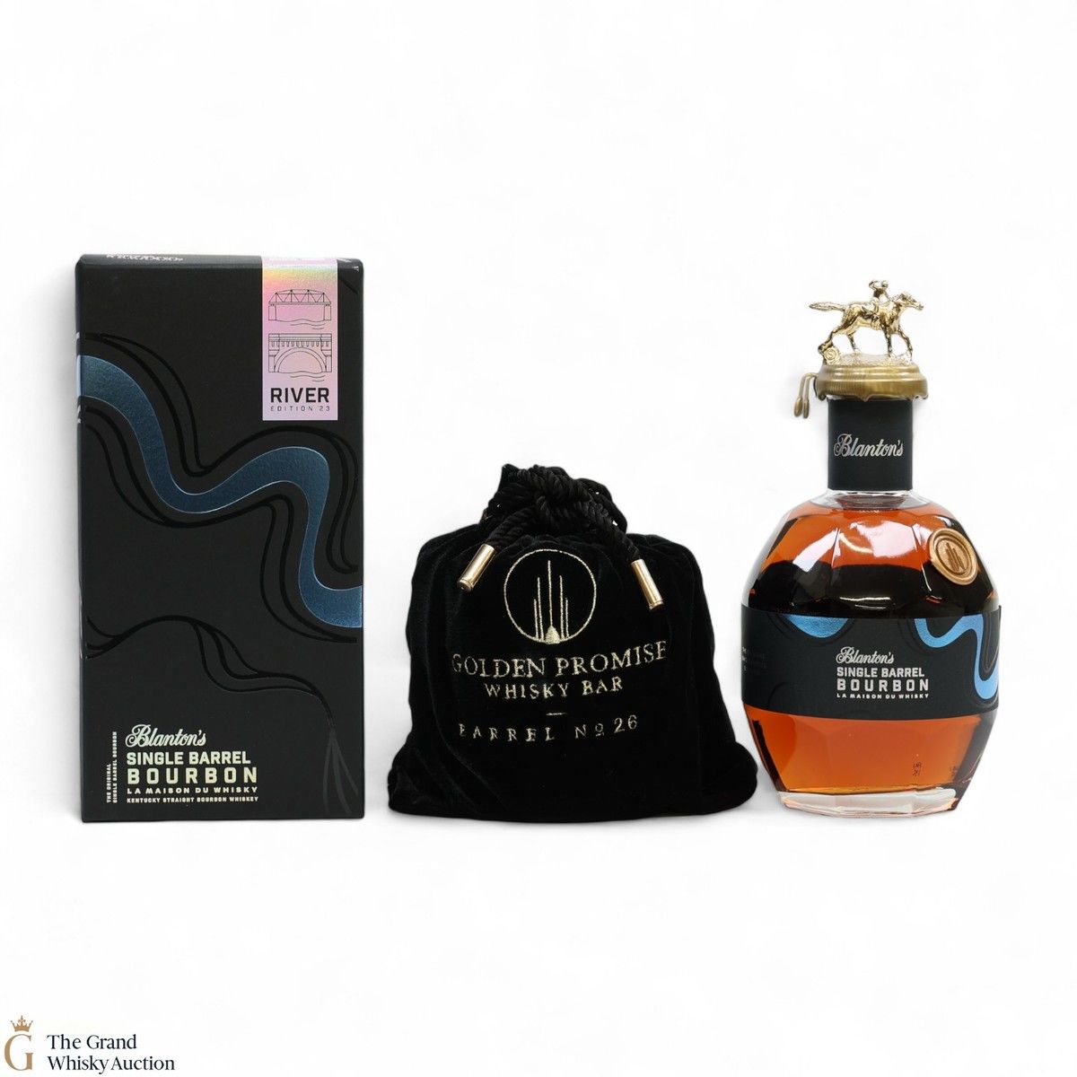 Blanton's - Single Barrel 2023 River Edition #26 LMDW Golden Promise (CRACKED SEAL)