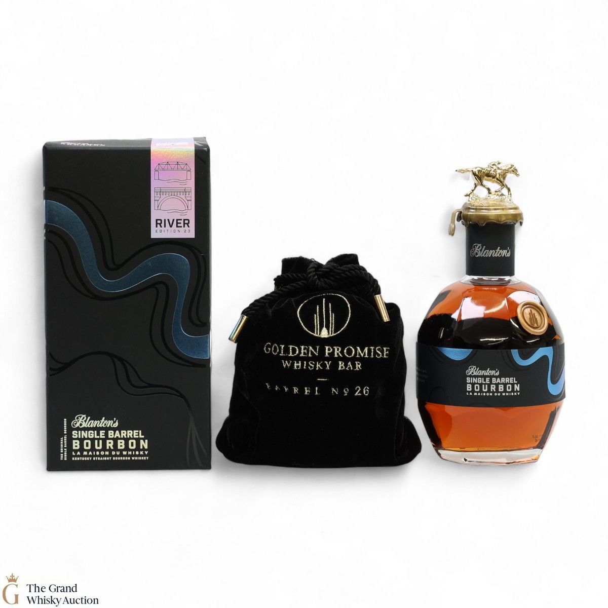 Blanton's - Single Barrel 2023 River Edition #26 LMDW Golden Promise (CRACKED SEAL)
