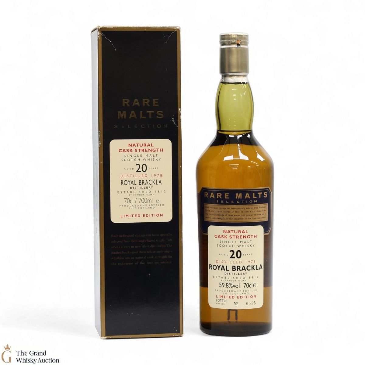 Royal Brackla - 20 Year Old 1978 - Rare Malts 59.8%