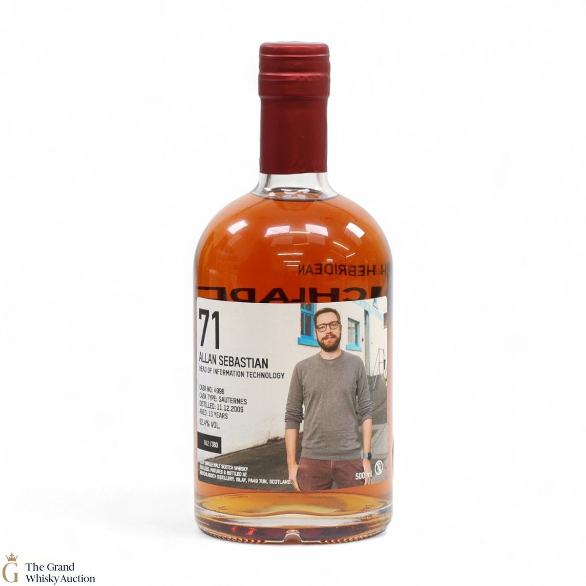 Bruichladdich - 13 Year Old - Valinch 71 - Allan Sebastian #4996 (50cl)
