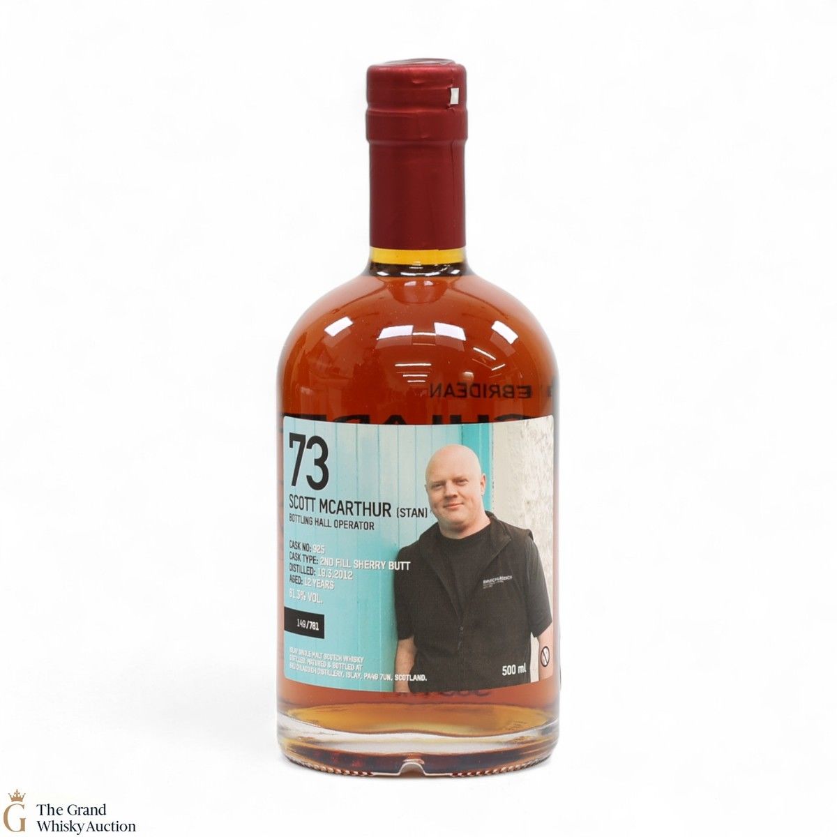 Bruichladdich - 12 Year Old - Valinch 73 - Scott Mcarthur #925 (50cl)