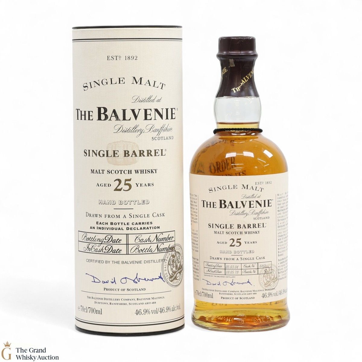 Balvenie - 25 Year Old 1978 - Single Barrel #6465