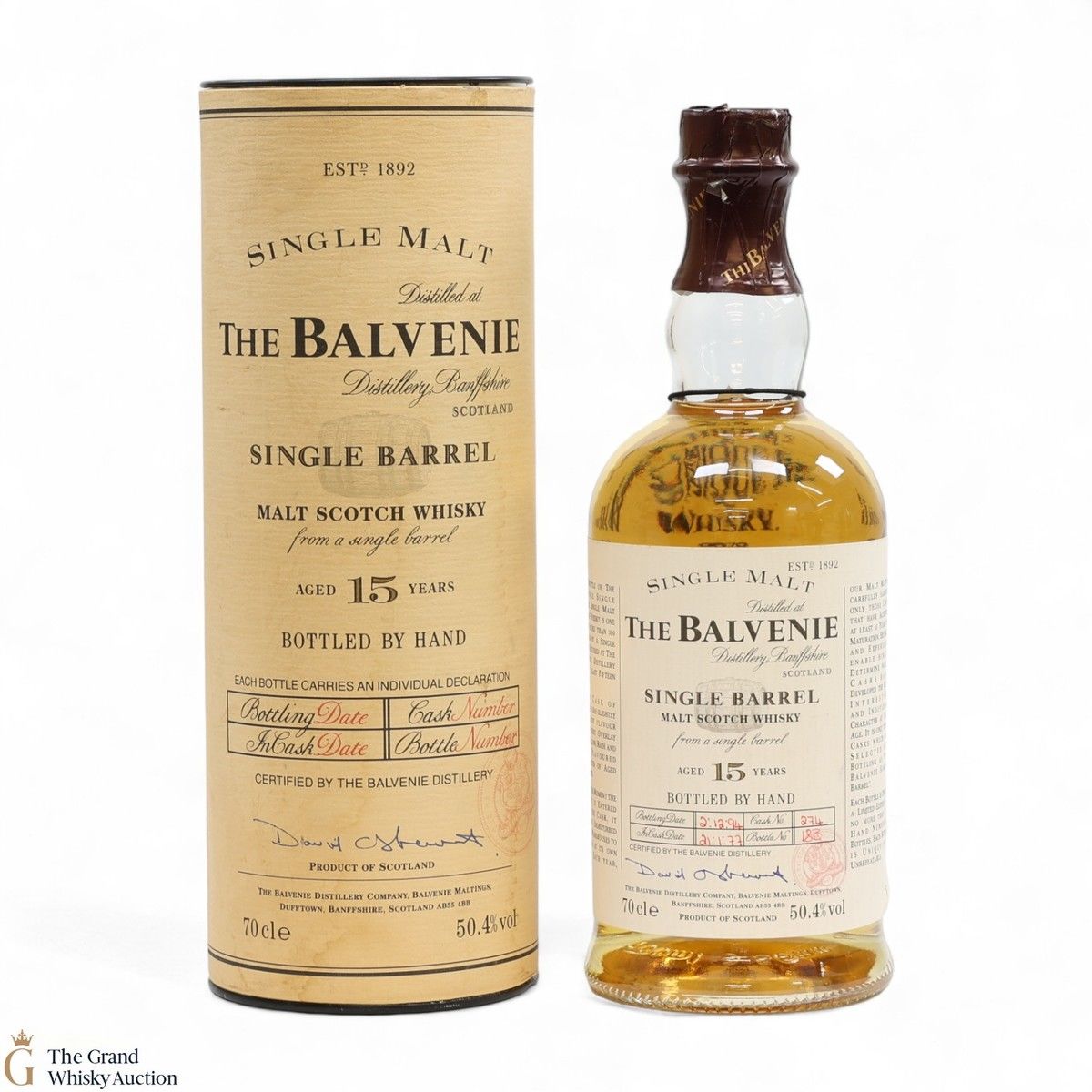 Balvenie - 15 Year Old 1977 - Single Barrel #274