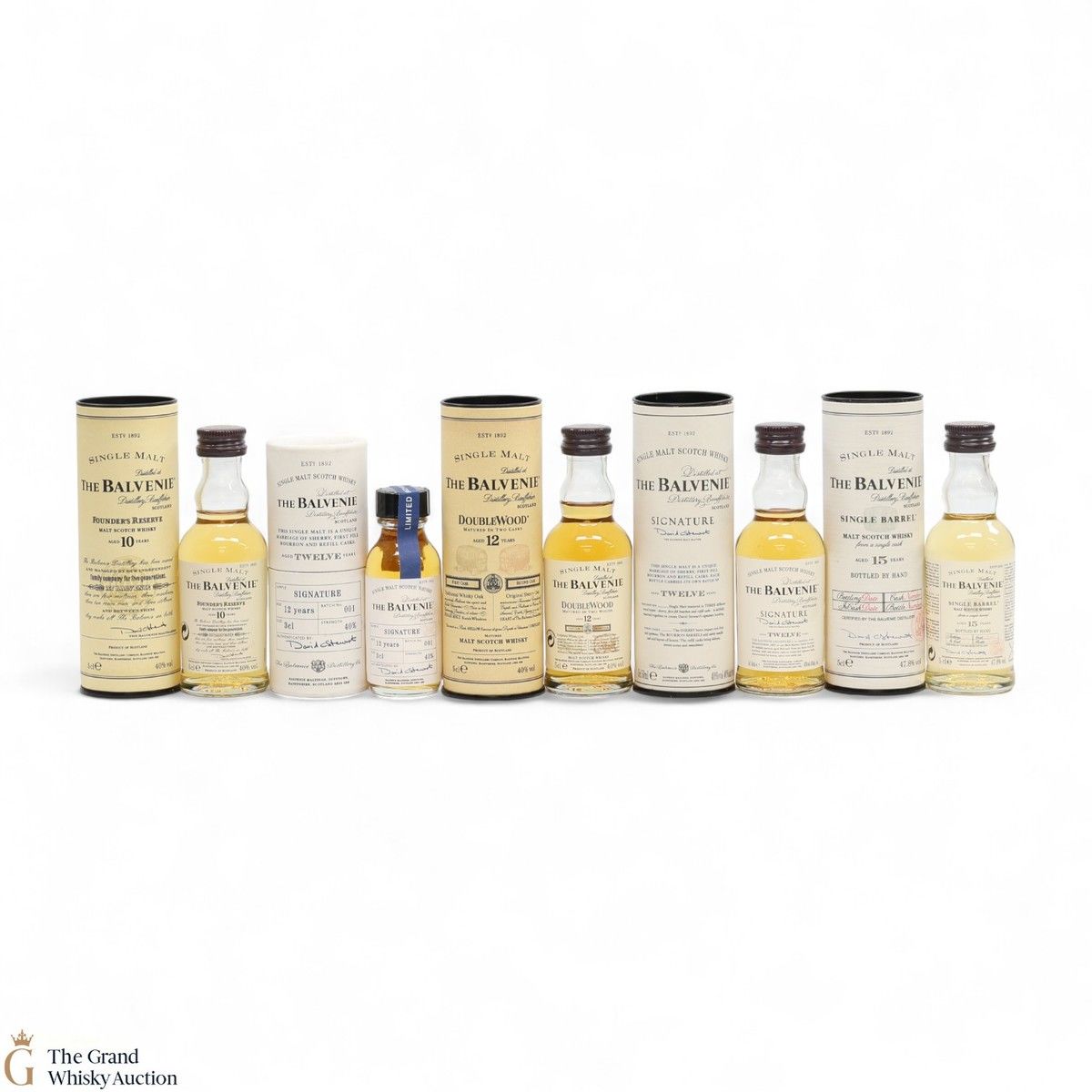 Balvenie - (4 x 5cl, 1 x 3cl) 