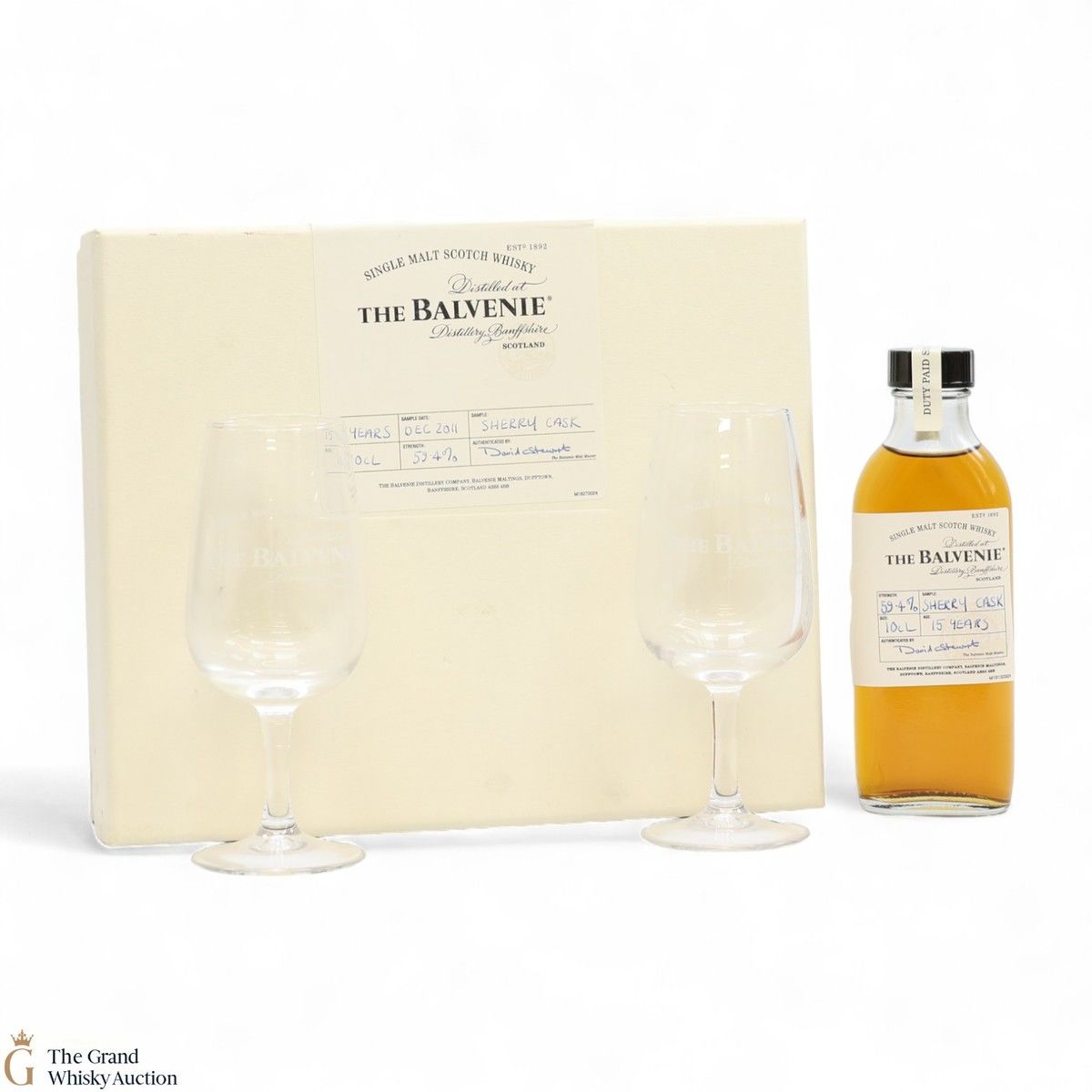 Balvenie - 15 Year Old - Gift Set (10cl) with 2 x Glasses
