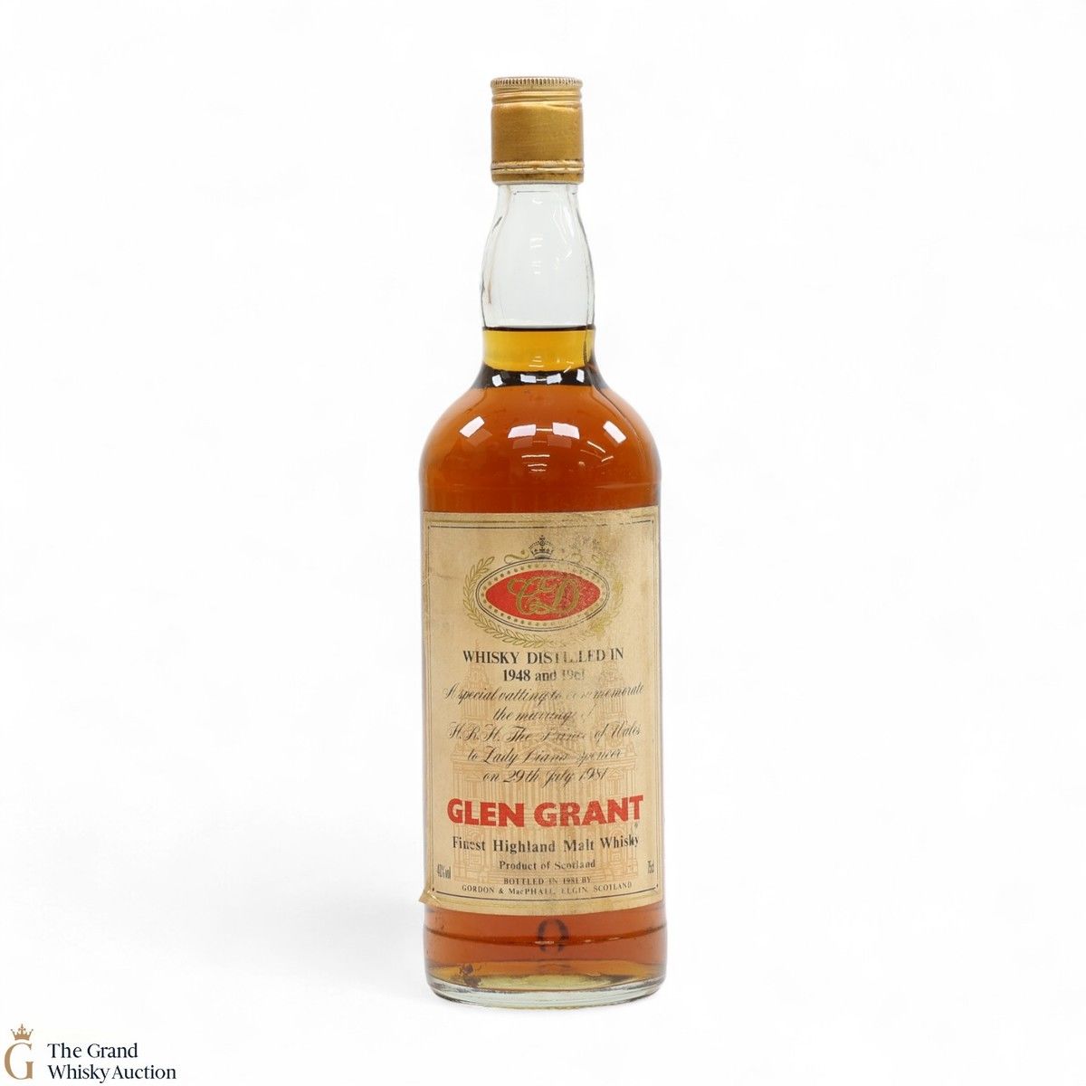 Glen Grant - 1948 & 1961 - The Royal Wedding 1981 - Gordon & MacPhail (75cl)