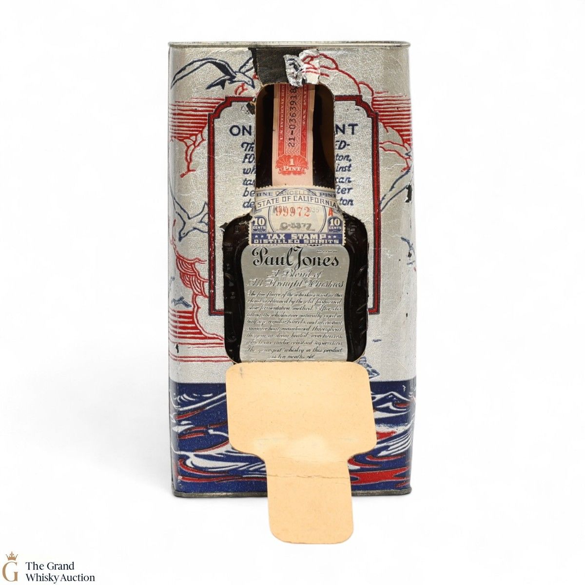 Paul Jones - 10 Month Old Blended Whisky 1 Pint 90 Proof "Sealed For Safety"