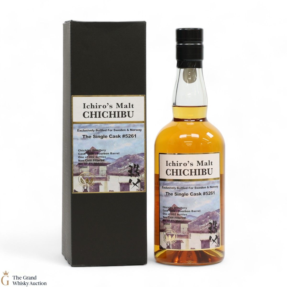 Chichibu - 2015 Ichiro's Malt Single Bourbon Cask #5261- Exclusively For Sweden & Norway