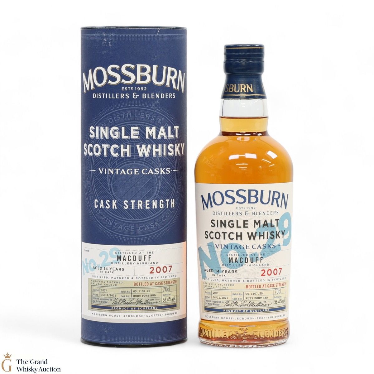 Macduff - 14 Year Old 2007 - Cask Strength - Mossburn