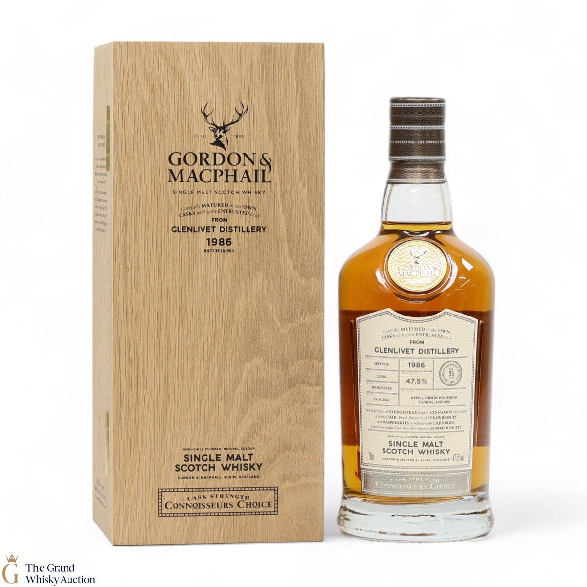 Glenlivet - 33 Year Old 1986 - Gordon & MacPhail Connoisseurs Choice