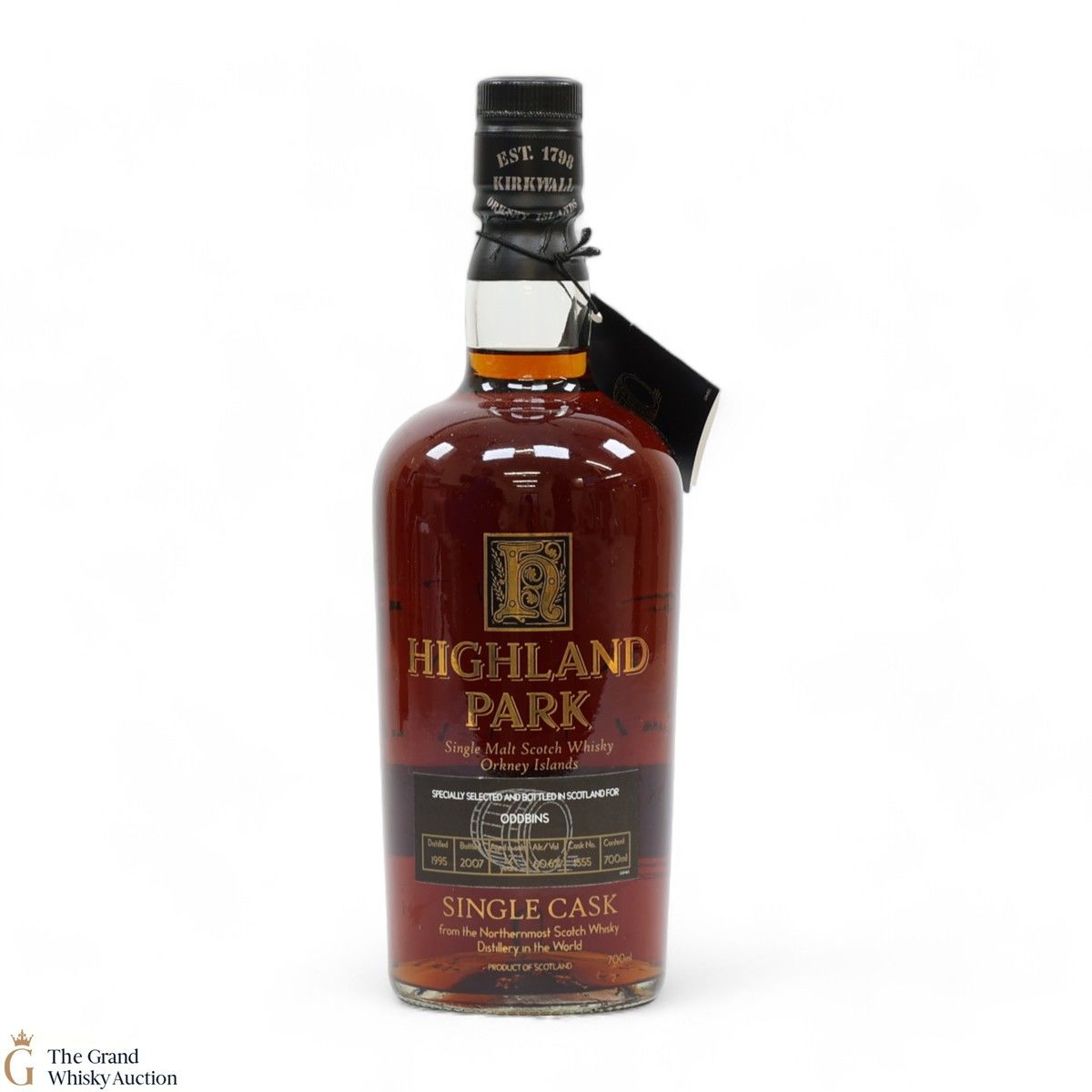 Highland Park - 12 Year Old 1995 - Single Cask #1555 - Specially Selected For Oddbins