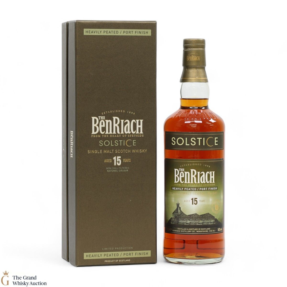 Benriach - 15 Year Old Solstice Heavily Peated Port Finish