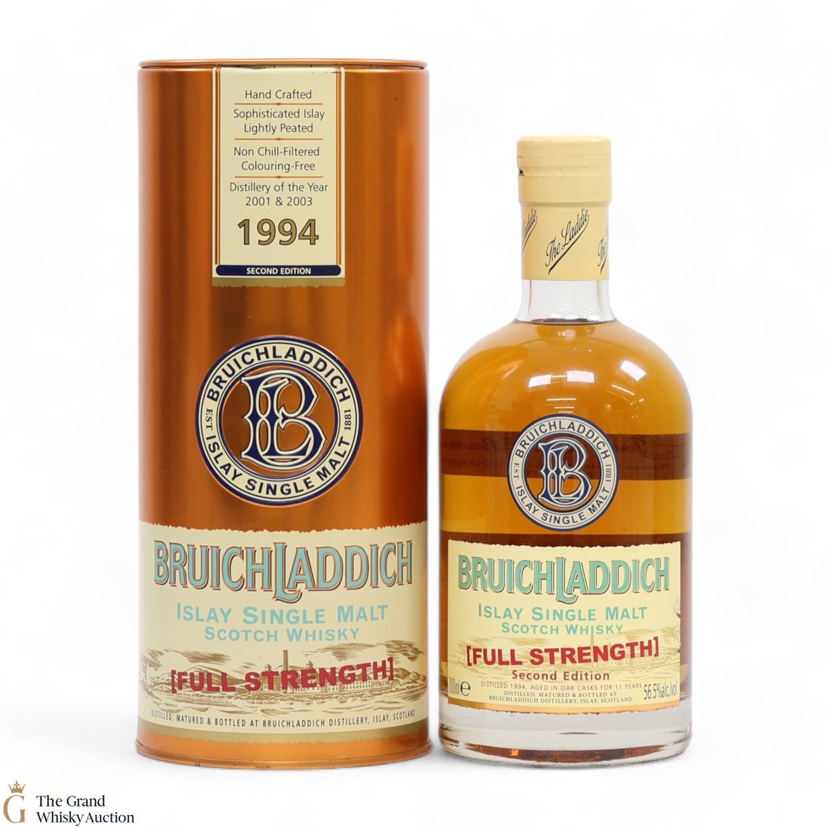 Bruichladdich - 11 Year old 1994 Full Strength Second Edition