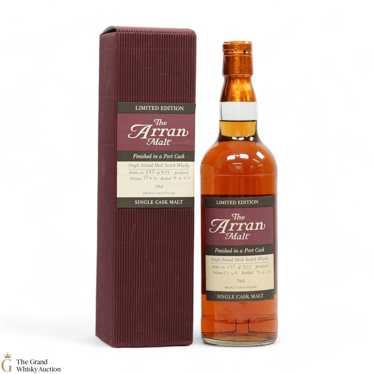 Arran - Single Cask Limited Edition - Port Cask Finish - Bottled 2004