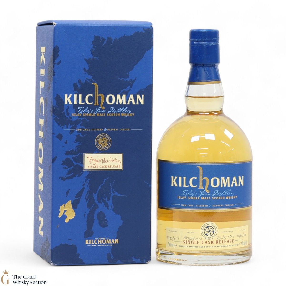 Kilchoman - 2007 Single Bourbon Cask #106/07 - Royal Mile Whiskies 