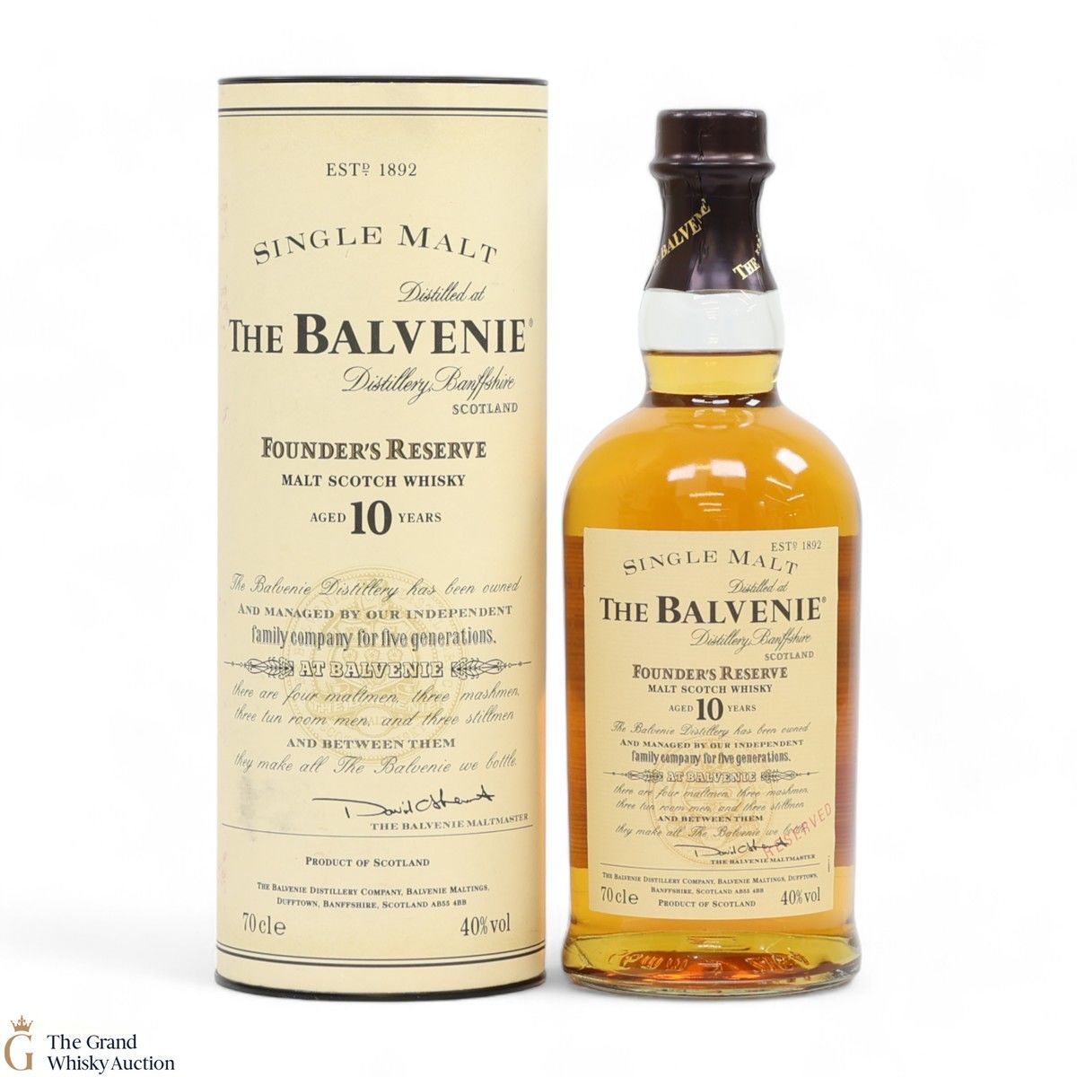 Balvenie - 10 Year Old - Founder's Reserve 