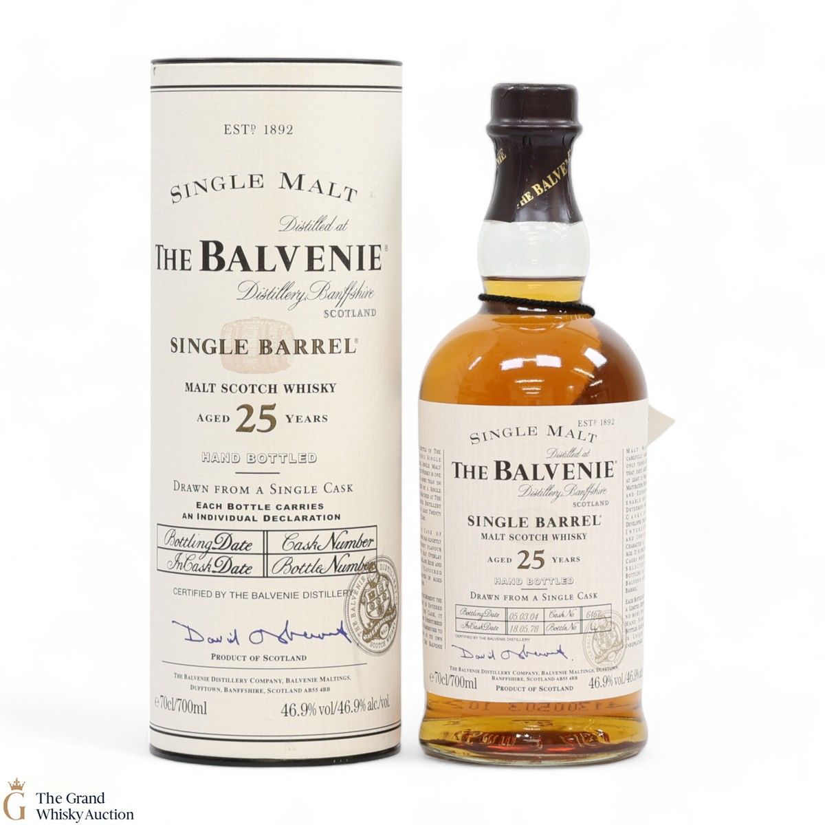 Balvenie - 25 Year Old 1978 - Single Barrel #6467